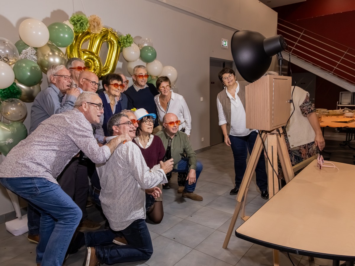 Anniversaire de Chantal à Chênehutte – Une soirée festive et un photobooth&nbsp;inoubliable